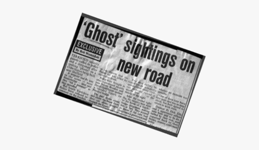 #moodboard #ghost #news #paper #newspaper #vintage - Newsprint, HD Png Download