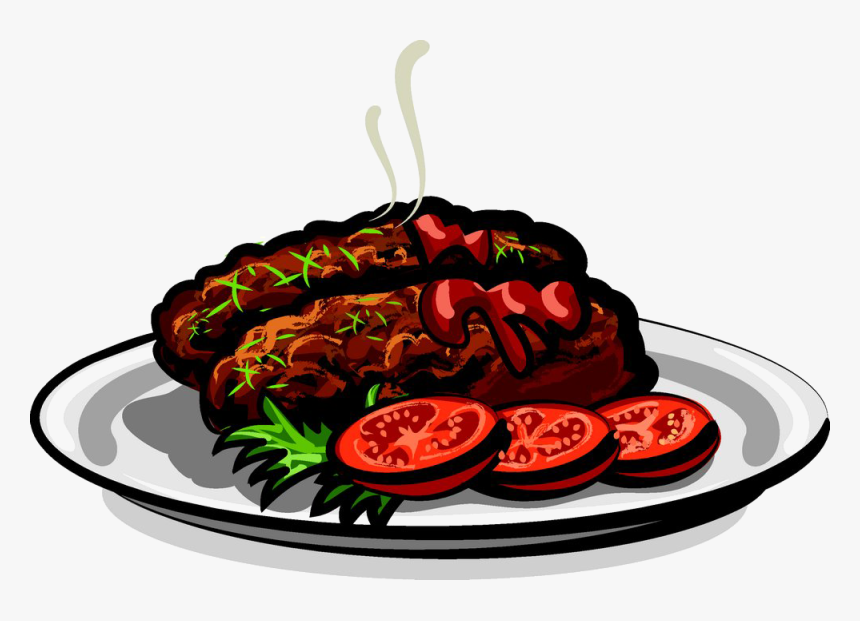 Kiev Schnitzel Cutlet Clip - ภาพ พื้น หลัง บาบี คิว ไม้ เดียว ดำ, HD Png Download