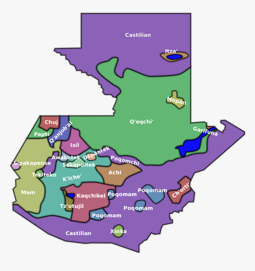 Idiomas Y Departamentos De Guatemala, HD Png Download