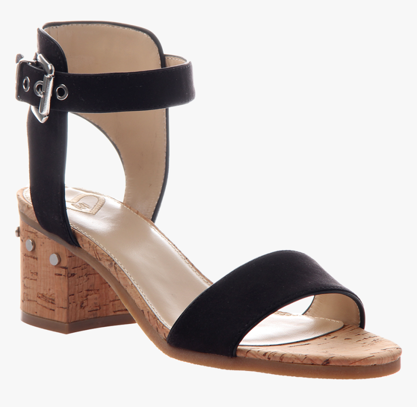 Glow In Black Heeled Sandals - High Heels, HD Png Download