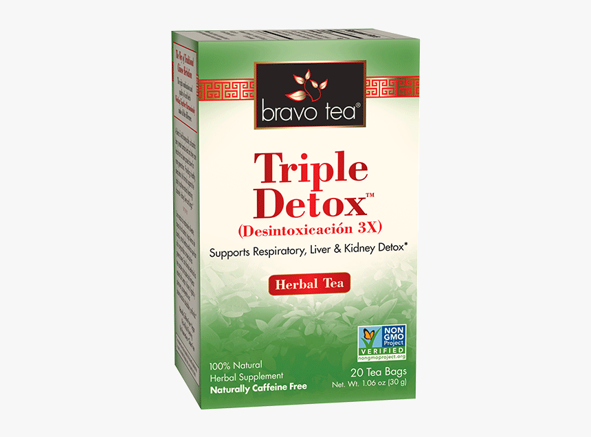 Triple Detox Tea By Bravo - Packaging And Labeling, HD Png Download