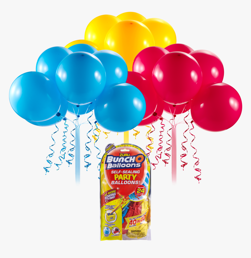 Bunch O Balloons Party Balloons Blue, HD Png Download