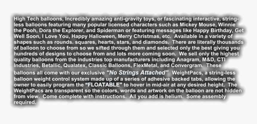 High Tech Balloons, Incredibly Amazing Anti Gravity - Book Of Smokeless Fire Pdf, HD Png Download