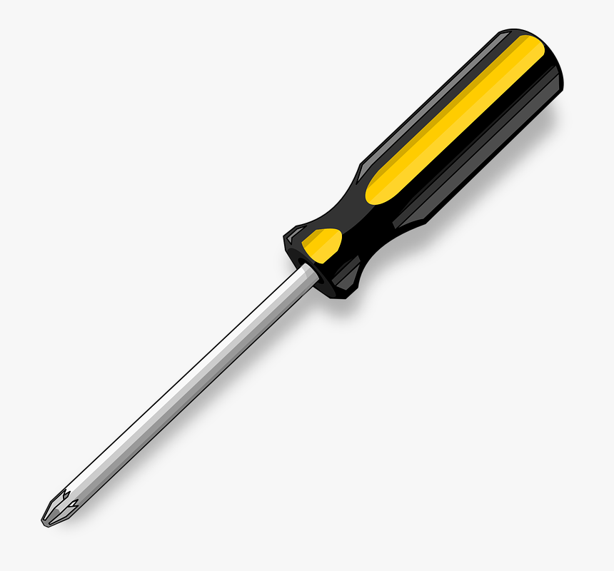 Screwdriver Clipart Hand Tool - Philip Head Screw Driver, HD Png Download