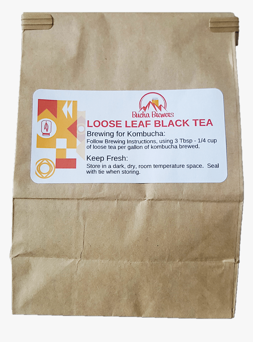 Loose Black Tea Bag - Paper, HD Png Download
