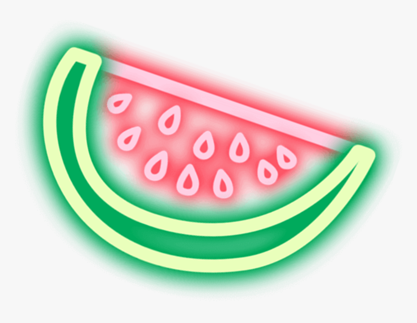 Neon Fruit Png, Transparent Png
