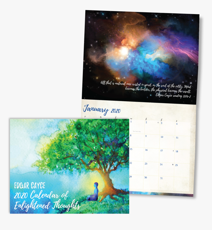Edgar Cayce 2020 Calendar, HD Png Download