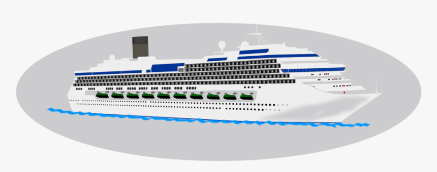 Ocean Liner,watercraft,motor Ship - Cruiseferry, HD Png Download