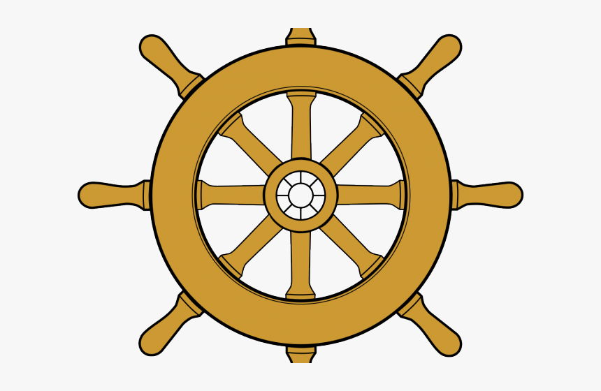 Window Clipart Cruise Ship - Ship Steering Wheel Clipart Png, Transparent Png