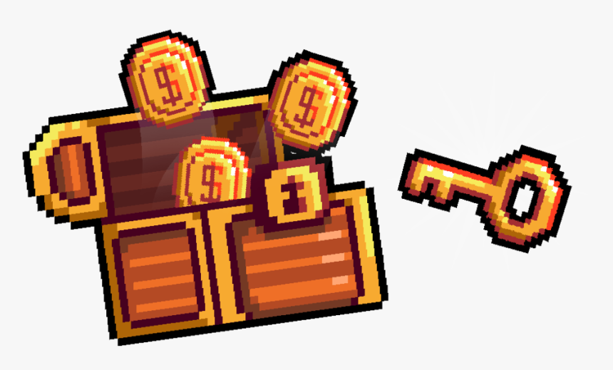 Key And Treasure - Illustration, HD Png Download