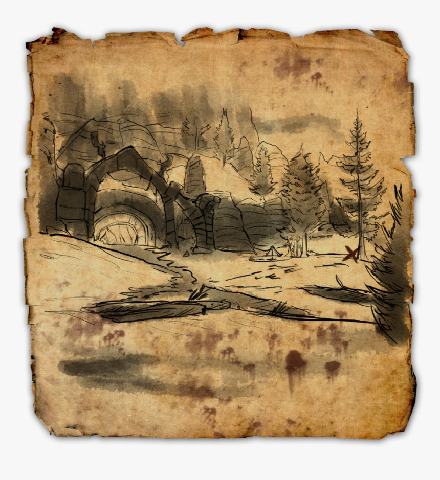 Eastmarch Ce Treasure Map - Elder Scrolls Treasure Map, HD Png Download