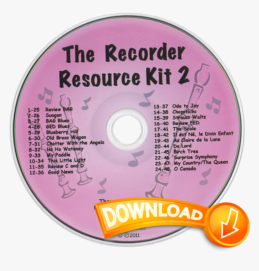 The Recorder Resource Kit Volume - Cd, HD Png Download