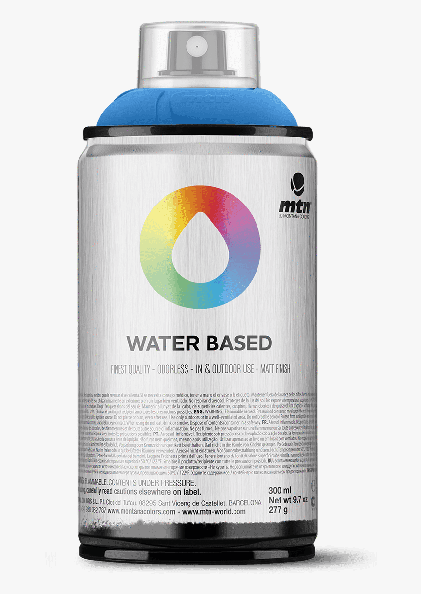 Mtn Water Based 300 Spray Paint - Mtn Water Based Fluorescent, HD Png Download