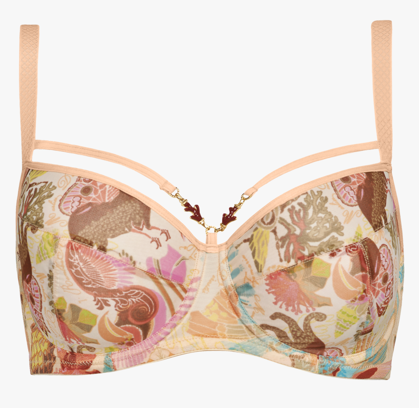 Oriental Morphosis Plunge Balcony Bra, HD Png Download