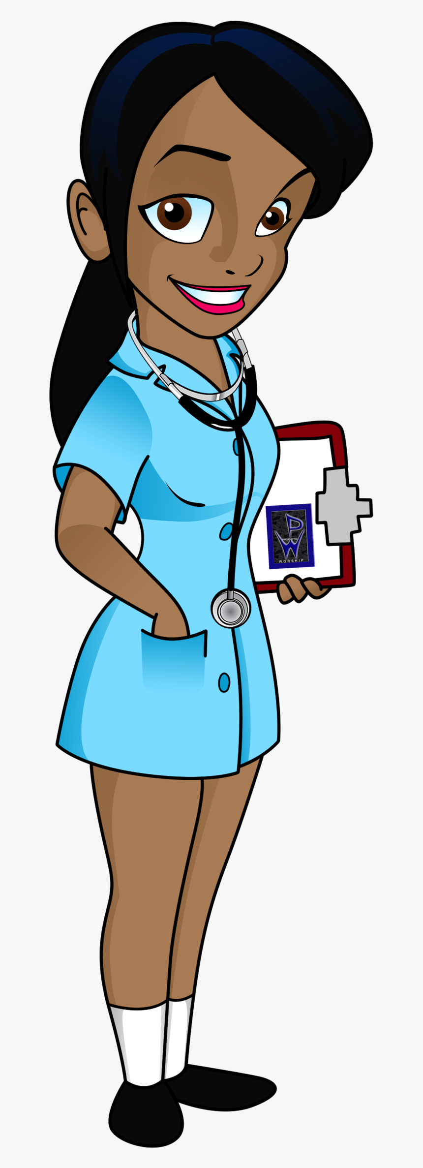Nurse Clipart Transparent Background - Transparent Background Nurse Clipart, HD Png Download