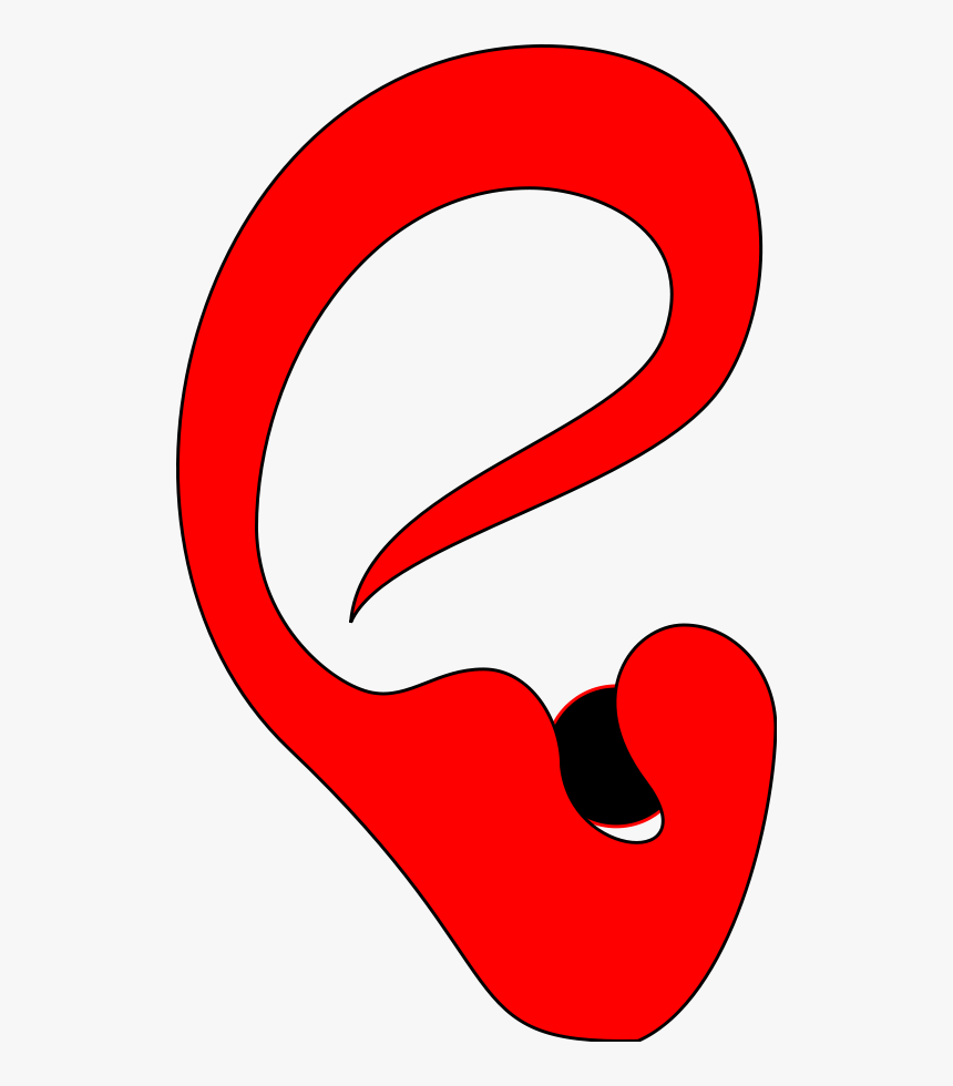 Red Ear 2 Svg Clip Arts - Red Ear Png, Transparent Png
