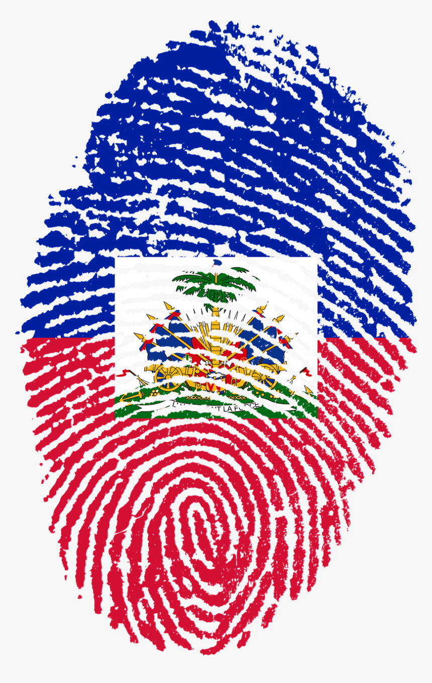 Haitian Flag Fingerprint, HD Png Download