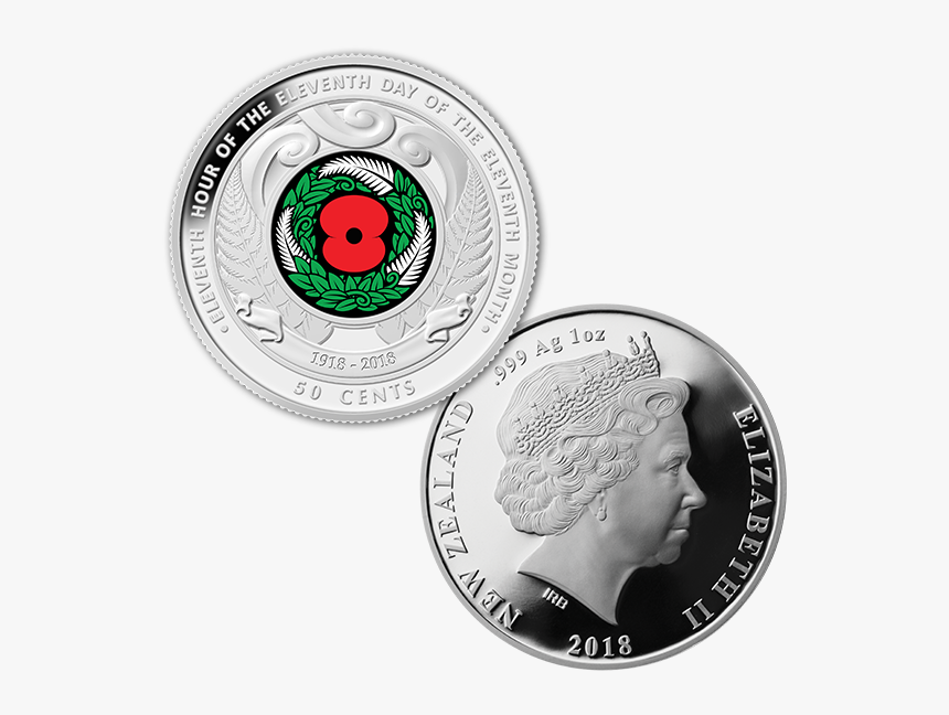 View Large Image - New Zealand 50 Cent Coin 2018, HD Png Download