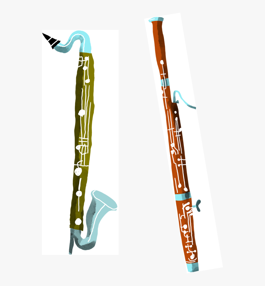 Bassoon & Clarinet Lockup - Graphic Design, HD Png Download