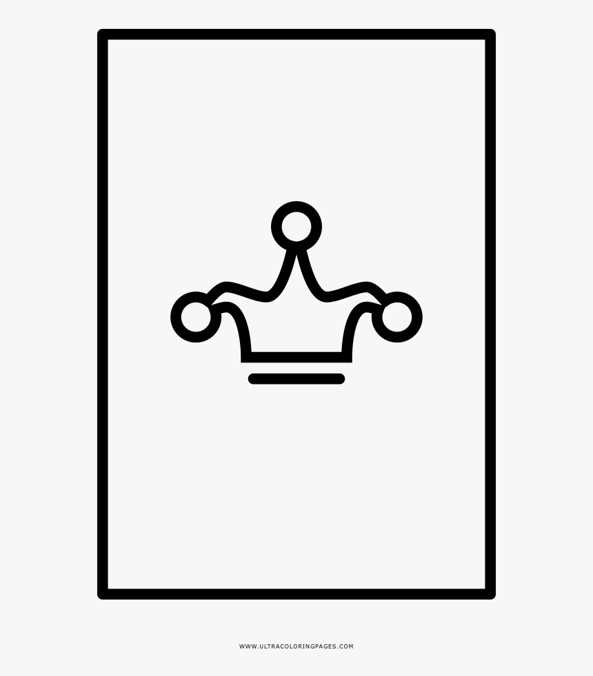 Joker Card Coloring Page - Joker Karte, HD Png Download