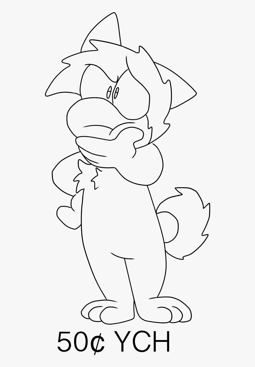50 Cent Ych - Line Art, HD Png Download