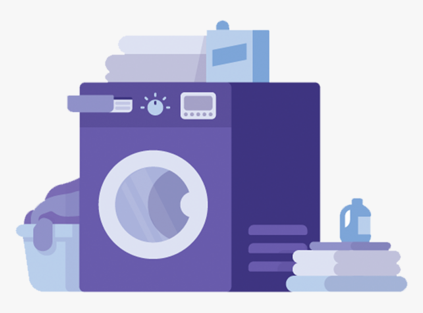 Washing Machine - Dribbble Laundry, HD Png Download