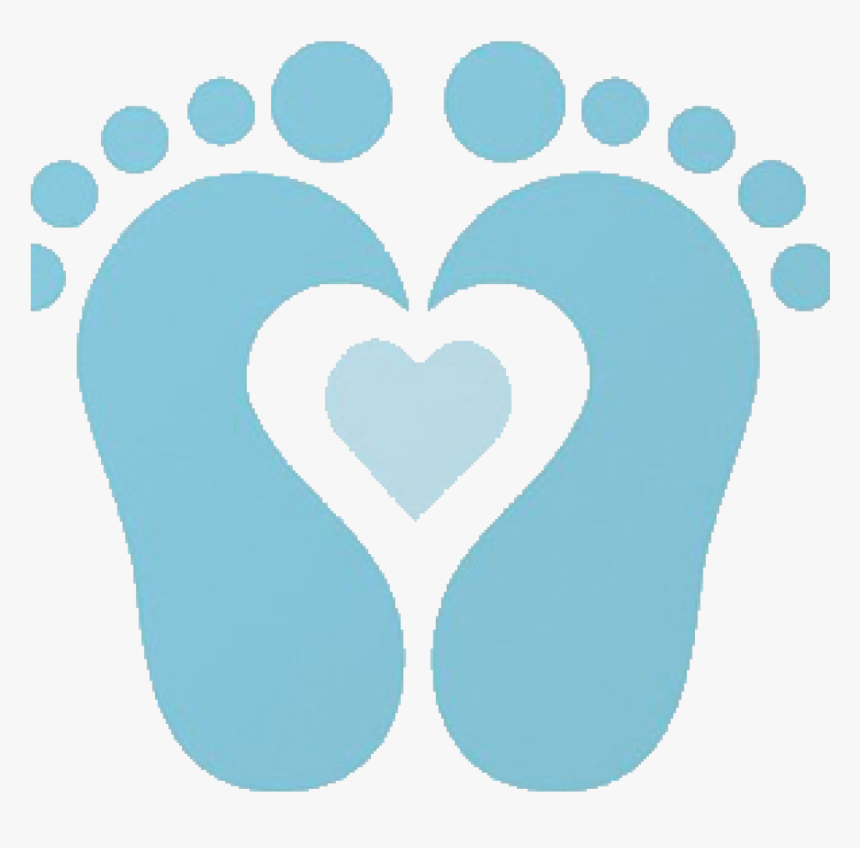 Baby Footprint Png - Baby Shower Clip Art Boy, Transparent Png
