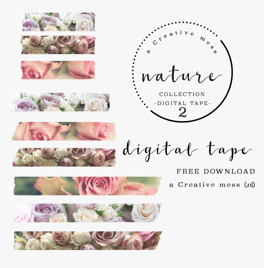 Printable Washi Tape Nature , Png Download - Download Free Digital Washi Tape Png, Transparent Png