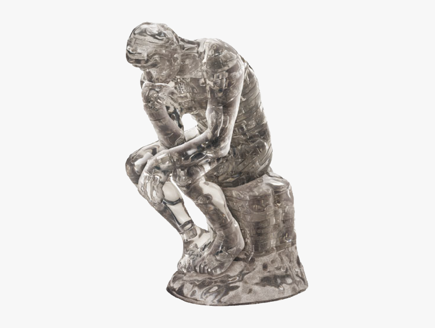 Thinker 3d Crystal Jigsaws - Thinker Puzzle, HD Png Download