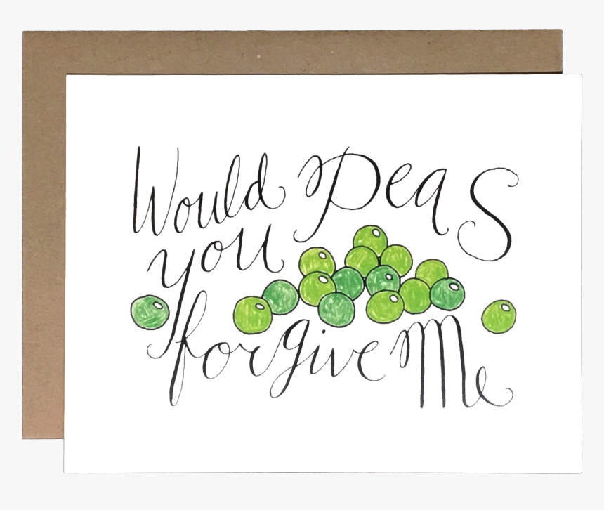 Peas Forgive Me - Illustration, HD Png Download