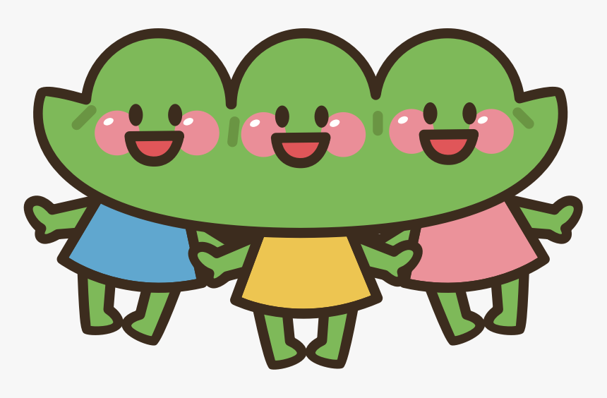Peas In A Pod - Cartoon, HD Png Download