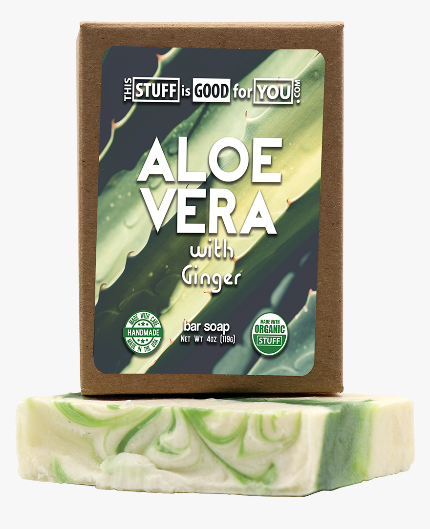 Aloe Vera Bar Soap - Mint, HD Png Download