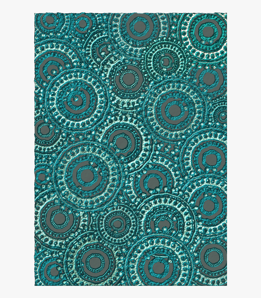 Teal Circle Pattern Scrapbook Paper Svg Clip Arts - Indian Scrapbook Paper, HD Png Download
