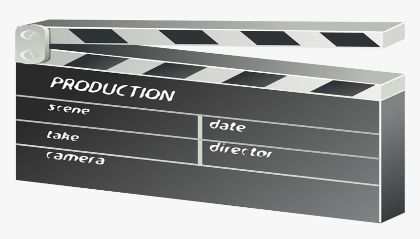 Movie Clapper Board 3d, HD Png Download