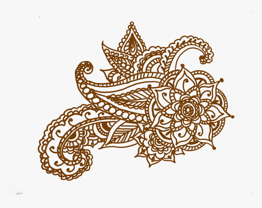 Transparent Mehndi Design Png, Png Download