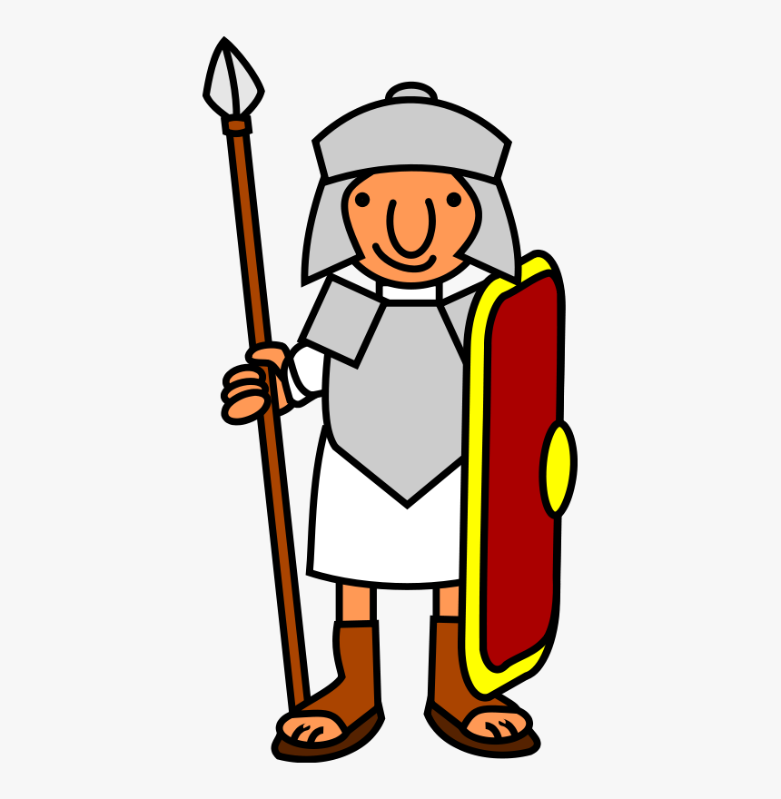 Roman Soldier Clip Art, HD Png Download