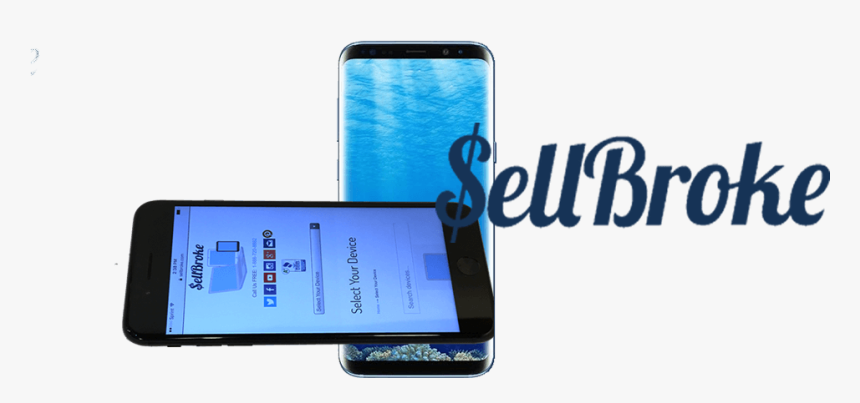 Sell Broke Iphone 7 Vs Samsung Galaxy S8 - Smartphone, HD Png Download