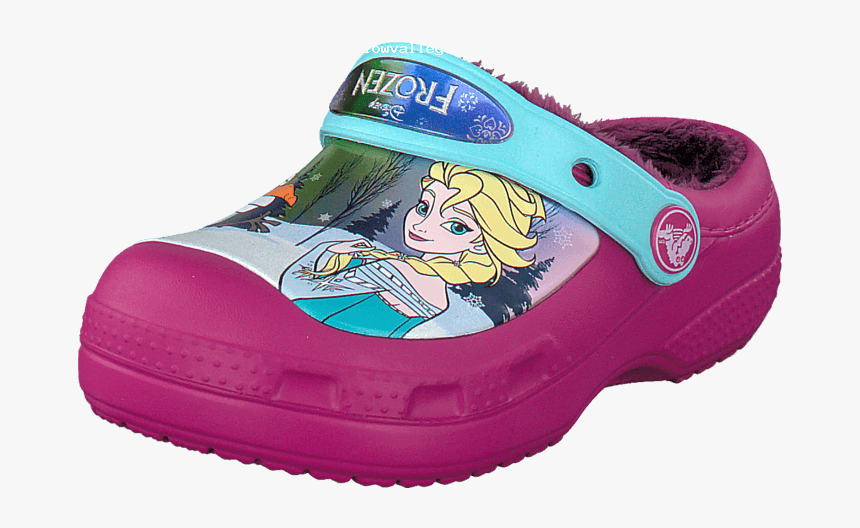 Crocs Children Cc Frozen Lined Clog Berry Children-etprt - Walking Shoe, HD Png Download