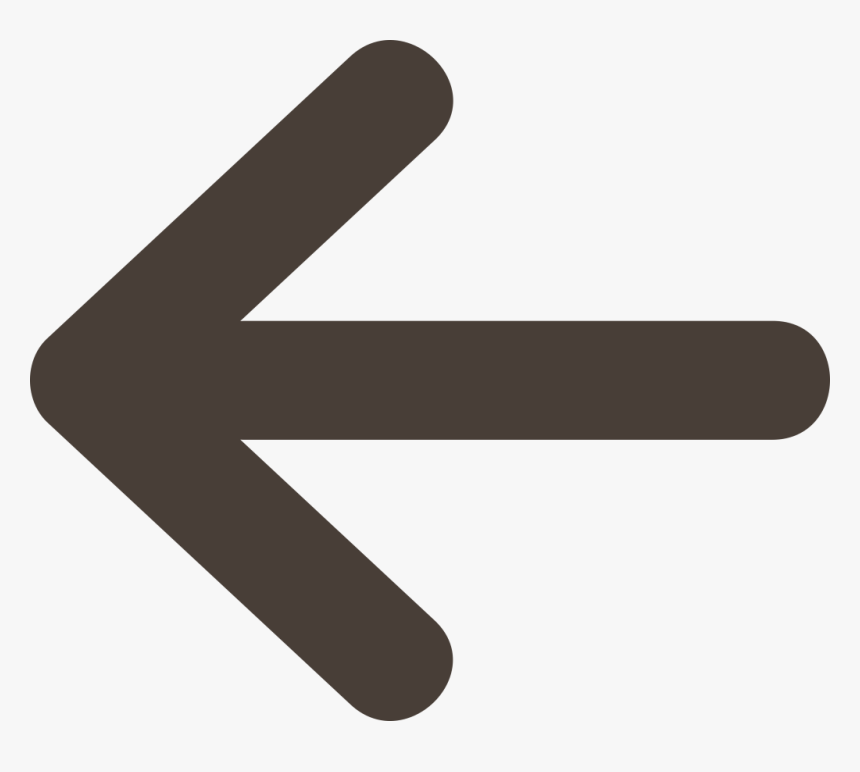 Left Arrow Medium Thin Size - Left Arrow Svg, HD Png Download
