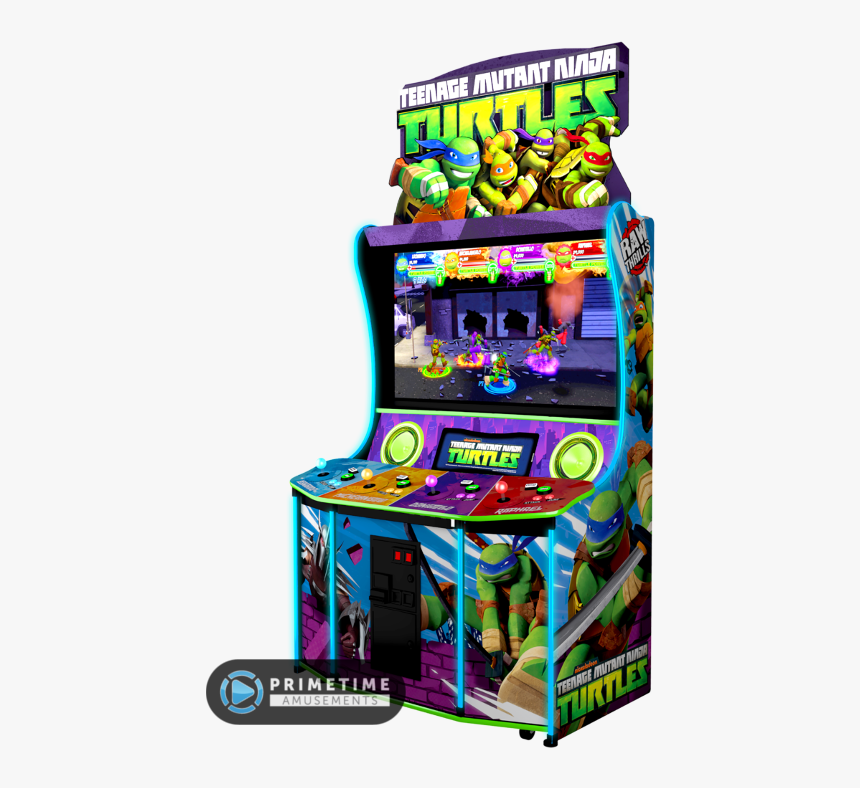 Teenage Mutant Ninja Turtles By Raw Thrills - Ninja Turtles Arcade Game New, HD Png Download