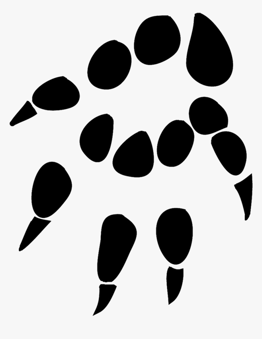 Dog Paw Print - Hedgehog Paw Print Tattoo, HD Png Download