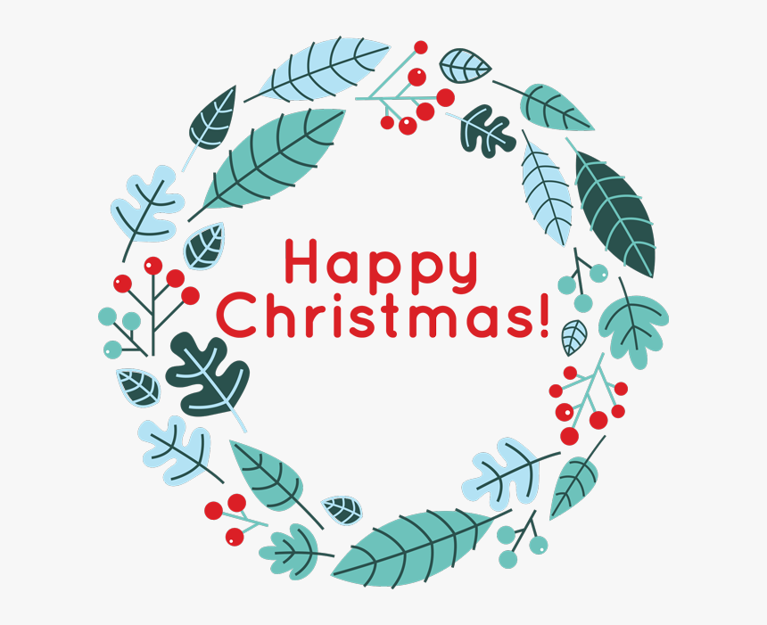 Christmas Vintage Wreath Illustrations, HD Png Download