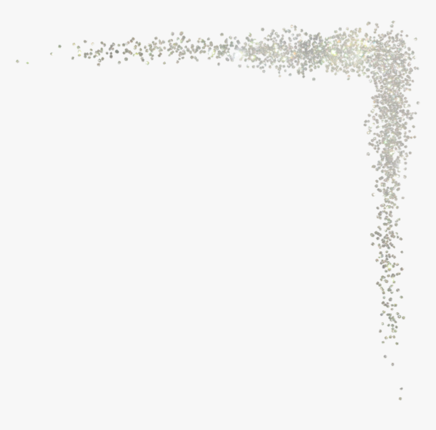 Transparent Silver Glitter Png, Png Download