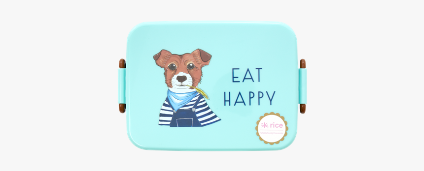 Large Lunch Box Dog Print - Rice Brotdose, HD Png Download