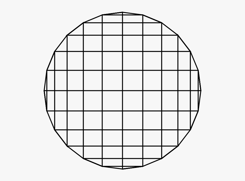 24gon Rectangle Grid Png Clip Arts - صوره مقسمه مربعات ابيض في اسود, Transparent Png