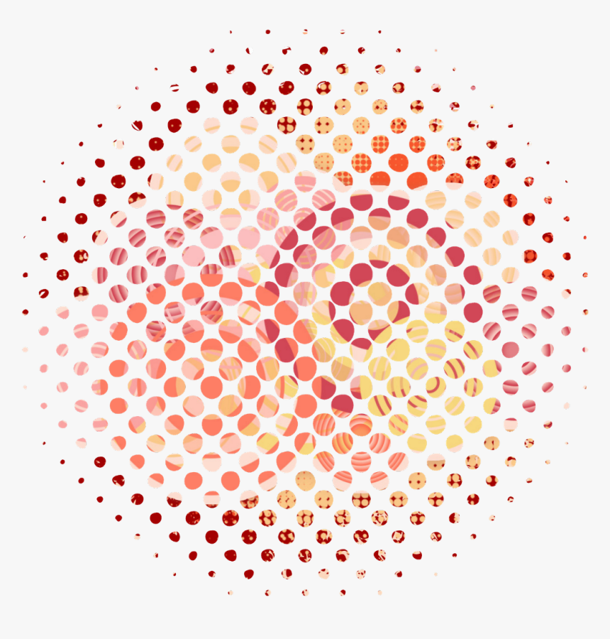 #popart #comicbook #background #pattern #dots #texture, HD Png Download