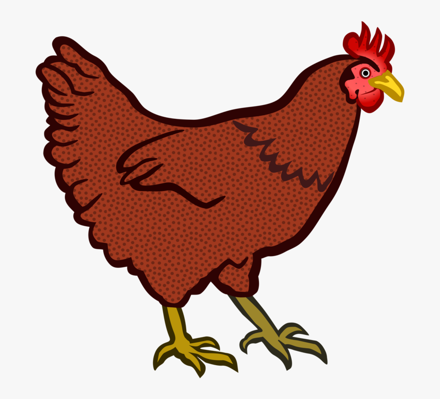 Poultry,art,livestock - Hen Clipart, HD Png Download