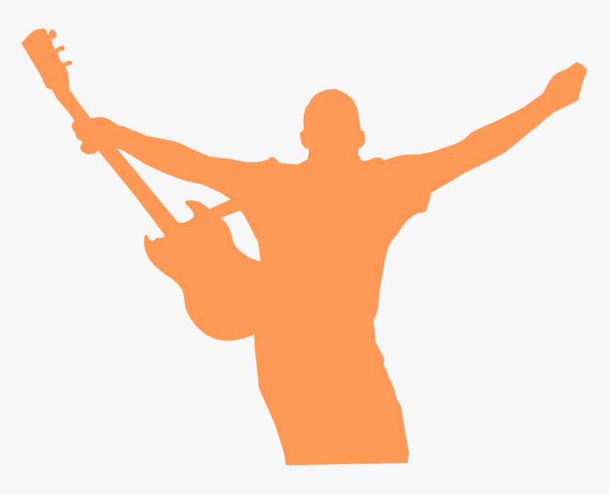Free Vector Man And Guitar - Concert Clip Art, HD Png Download