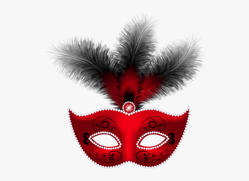 Carnival Mask Png Images Free Download - Masquerade Mask Clipart Red, Transparent Png
