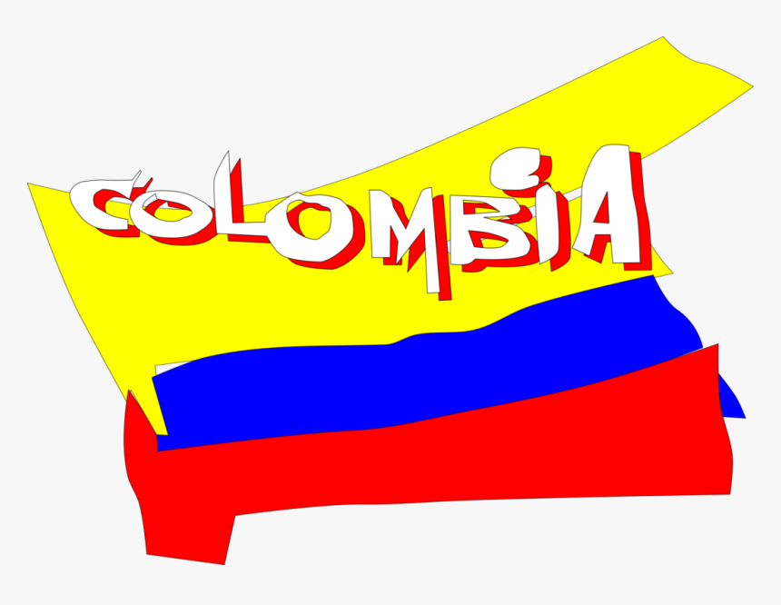Angle,area,text - Clipart Colombian Flags, HD Png Download
